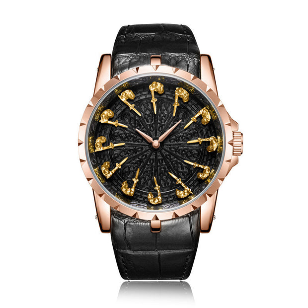 Twelve Round Table Knight Watch Mechanical Without Ground Support Mechanical Watch Men's Watch Trend
