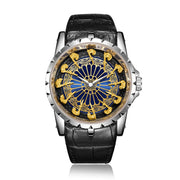 Twelve Round Table Knight Watch Mechanical Without Ground Support Mechanical Watch Men's Watch Trend