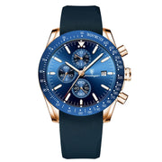 Multi functional waterproof night light men's watch quartz watch